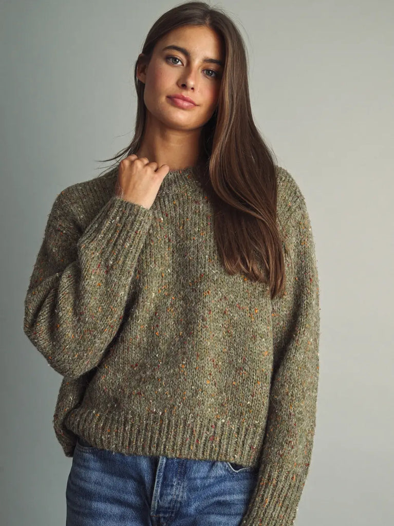 Multicolor Flecked Sweater