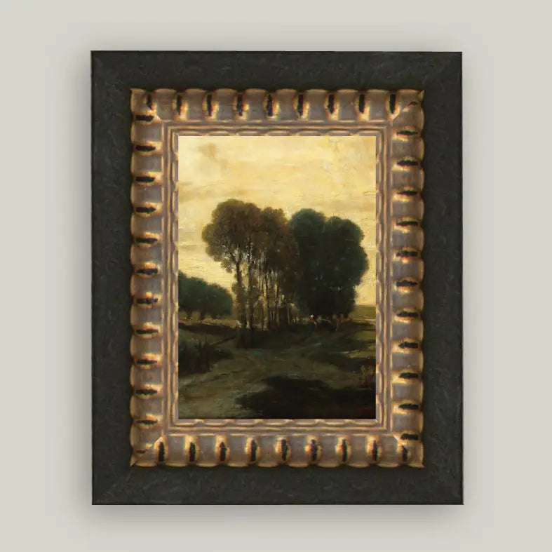 A Clump of Trees-Constant Troyon 1894 5" x 7"