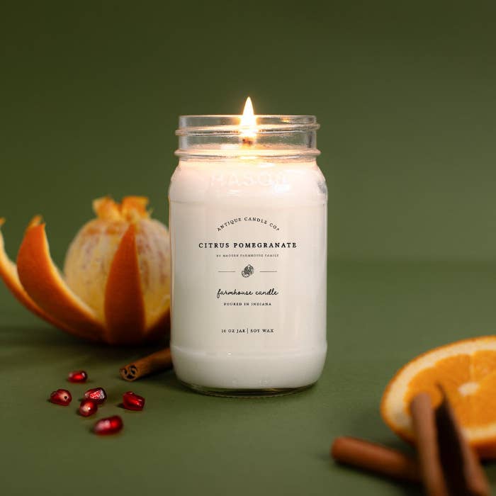 Citrus Pomegranate - Soy Candle