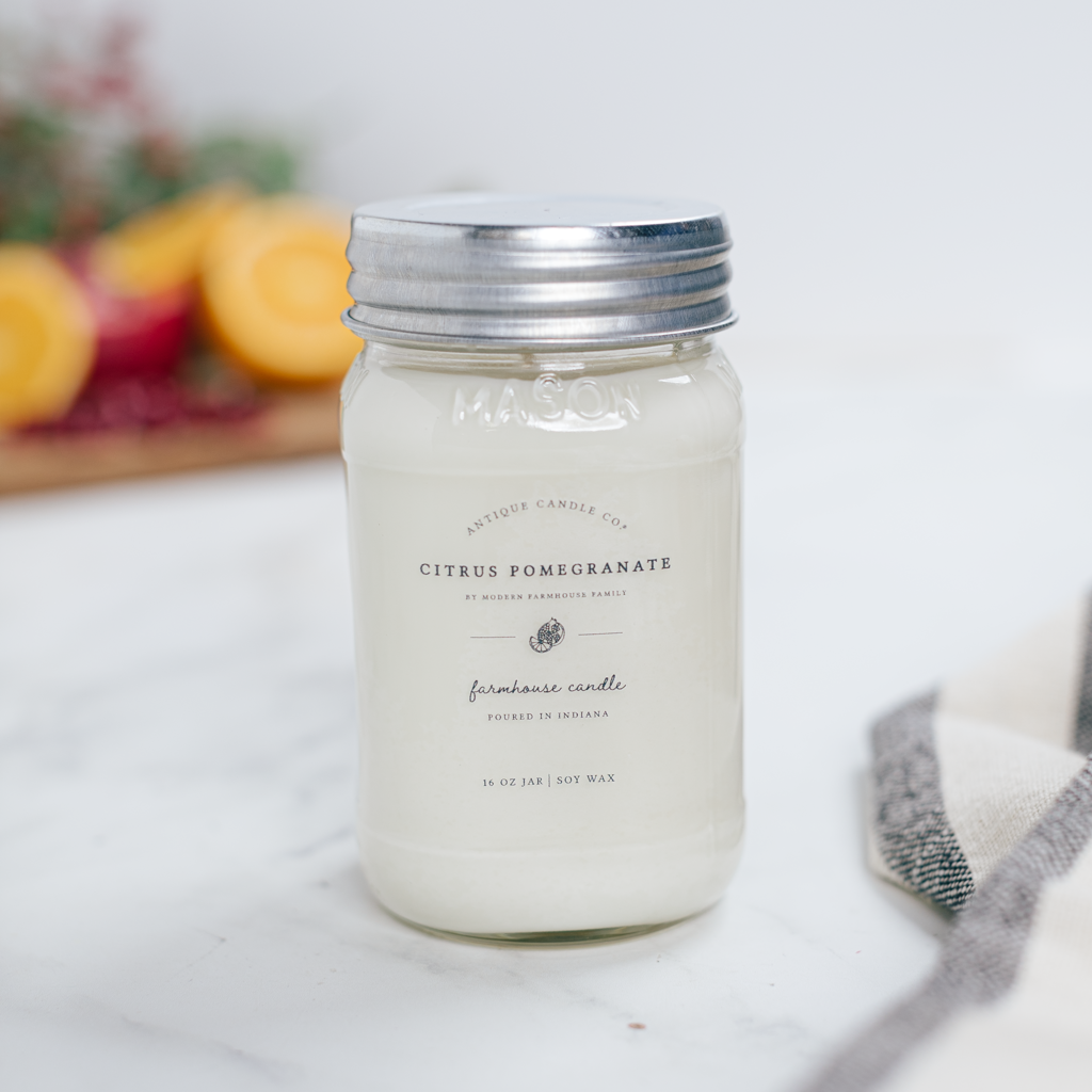 Citrus Pomegranate - Soy Candle