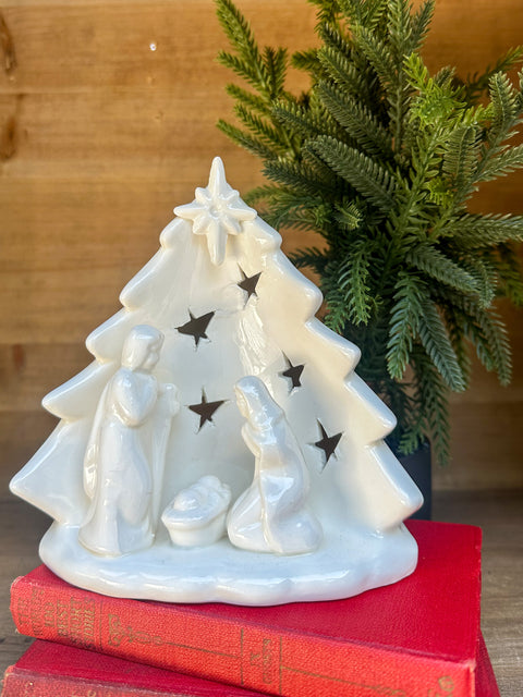 Stoneware Holy Family