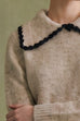 Lace Trim Peter Pan Collar Sweater