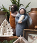 Felted Wool Nativity Family Set of 2