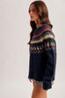 Fair Isle Crew Neck Sweater