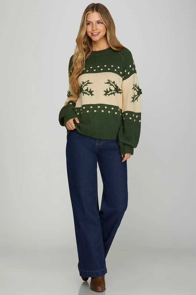Poinsettia Sweater