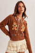 Gingerbread cardigan