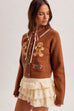 Gingerbread cardigan