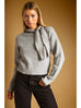 High Neck Tied Neck Sweater Top