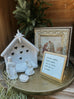 Stoneware Holy Family with Tealight Holder