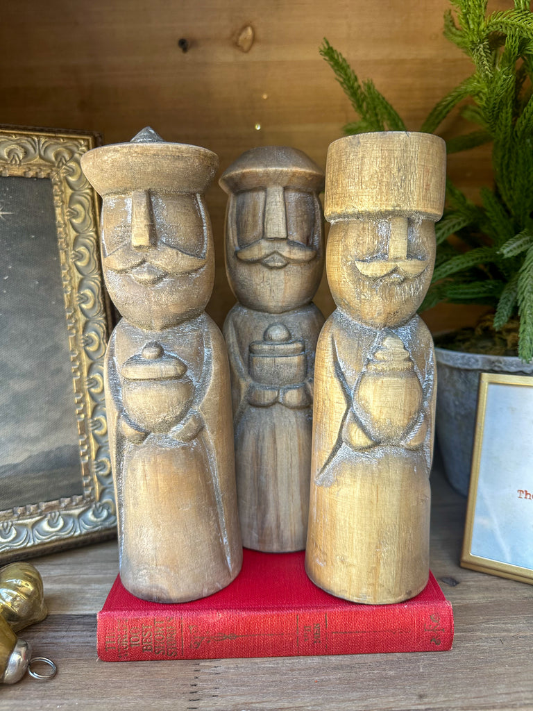 Carved Wooden Wiseman