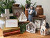 Stoneware Holy Family with Tealight Holder