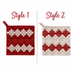 8" Square Woven Cotton Tufted Pot Holder