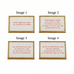 Metal & Glass Frame with Easel & Saying, 4 Styles (Holds 4" x 6" Photo)