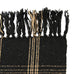 Woven Cotton Blend Throw with Fringe