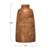 Paulownia Wood Vase, Walnut Stained Finish