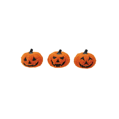 Foam and Fabric Bouclé Jack-O-Lantern