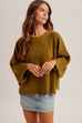 Edge Scalloped Knit Sweater