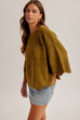 Edge Scalloped Knit Sweater