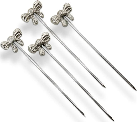 Bow Cocktail Pick Set Of 4