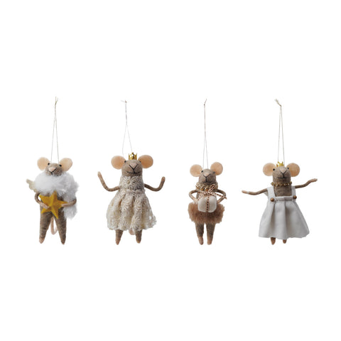 Mouse Party Ornaments