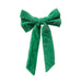 Velvet Clip-on Bow
