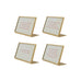 Metal & Glass Frame with Easel & Saying, 4 Styles (Holds 4" x 6" Photo)